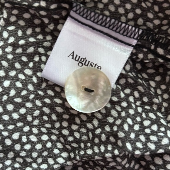 Auguste the Lable Tear Drop Staple Charcoal Drop Print Midi Dress Sz 6 US - Picture 13 of 14